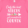 thumbnail image 4 of Inktastic Only the Best Nieces Get Promoted to Cousin Boys or Girls Baby T-Shirt, 4 of 5