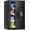 3.4 CUFT, variant on 5.1 Cuft Large  Safes Water and Fireproof with Digital Keypad & Key Lock, Fire  Safes with 3 Removable Shelves, Anti- Safe Box for  Documents , 23.62"H x14.96"W x 12.2"D