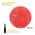 thumbnail image 3 of Pelota De Yoga Tayga  90 kg. Roja, 3 of 4