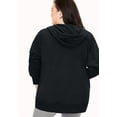 thumbnail image 2 of Woman Within Plus Size Better Fleece Zip-Front Hoodie Long Oversized Sweatshirt, 2 of 6