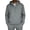 Gray, variant on Men's Half-Zip Hooded Sweatshirt for Matching Parent-Child Outfits Casual Long Sleeve Top for Family Daily Occasions