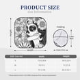 thumbnail image 3 of Fotbe Floral Sugar Skull Portrait 2-Piece Car Windshield Sun Shade | Sun Blocker for Car Windshield | Foldable Automotive Interior Accessories for Sun Protection-Large, 3 of 7