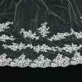 thumbnail image 2 of Yoetaun for One-Layer Women Ultra-Long Trailing Wedding Veil Embroidered White, 2 of 8