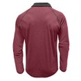 thumbnail image 5 of TOMVIGX Henley Shirts for Men Casual Button Down Long Sleeve Polo Shirt Fashion Outdoor Breathable Golf Shirts Lightweight Hiking Travel Moisture Wicking Crew Neck Tee Wine M, 5 of 7