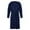 ZA-Dark Blue, variant on Hvyesh Mens Fuzzy Plush Long Hooded Bathrobe Full Length Terry Cloth Robes Couple Soft Home Pajamas Comfy Sleepwear Pajamas
