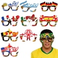 thumbnail image 3 of Germany Flag Fan Glasses, Football Game Cheering Prop with Eagle Design, Soccer Match Decoration, Sports Event Accessory, Party Favor for Fans, 3 of 8