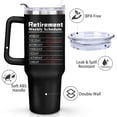 thumbnail image 3 of Retirement Gifts for Men the Legend Has Officially Retired, Retirement Tumbler, Retirement Gag Gifts & Retired Gifts for Men 40oz Tumbler with Handle, 3 of 7