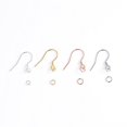 thumbnail image 5 of Pulsera de plata de ley S925 con anillo de conexión de bucle abierto y bucle cerrado, accesorios de joyería DIY chapados en oro, 5 of 5