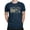 Navy, variant on Saturn Vibes - Cosmic Planet Emoji Design Men's T-shirt