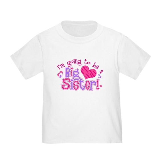 CafePress - I'm Going To Be A Big Sister T Shirt - Cute Toddler T-Shirt, 100% Cotton
