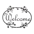 thumbnail image 4 of Home Wall Decorative Indoor Black Floral - Welcome Sign Medium, 4 of 4