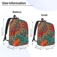 thumbnail image 3 of KLL Mandala Colorful Print Travel Laptop Backpack - College Backpack Business Work Bag Nurse Bag Casual Daypack for Weekender Business Hiking -Medium, 3 of 6