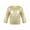 Gold, variant on Zaldita Kids Girls Shiny Metallic T-Shirt Long Sleeve Loose T-Shirt for Stage Performance Costume Jazz Hip Hop Dancewear Gold 3-4