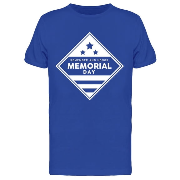 Remember Memorial Day Stars USA Graphic Men's T-shirt