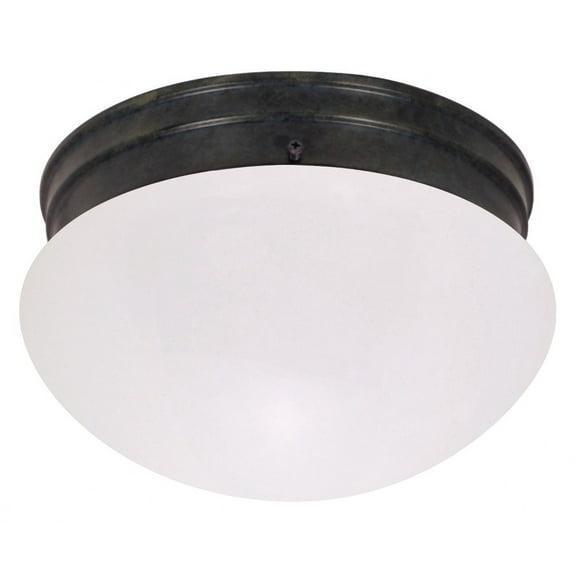 Nuvo 60-2643 - 2 Light Medium Mushroom w/ Frosted Glass