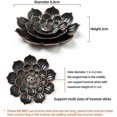 thumbnail image 3 of 1/2/3 Pack Incense Burner, Incense Holder for Sticks, Brass Lotus Incense Stick Holder with Ash Catcher, 3 of 7