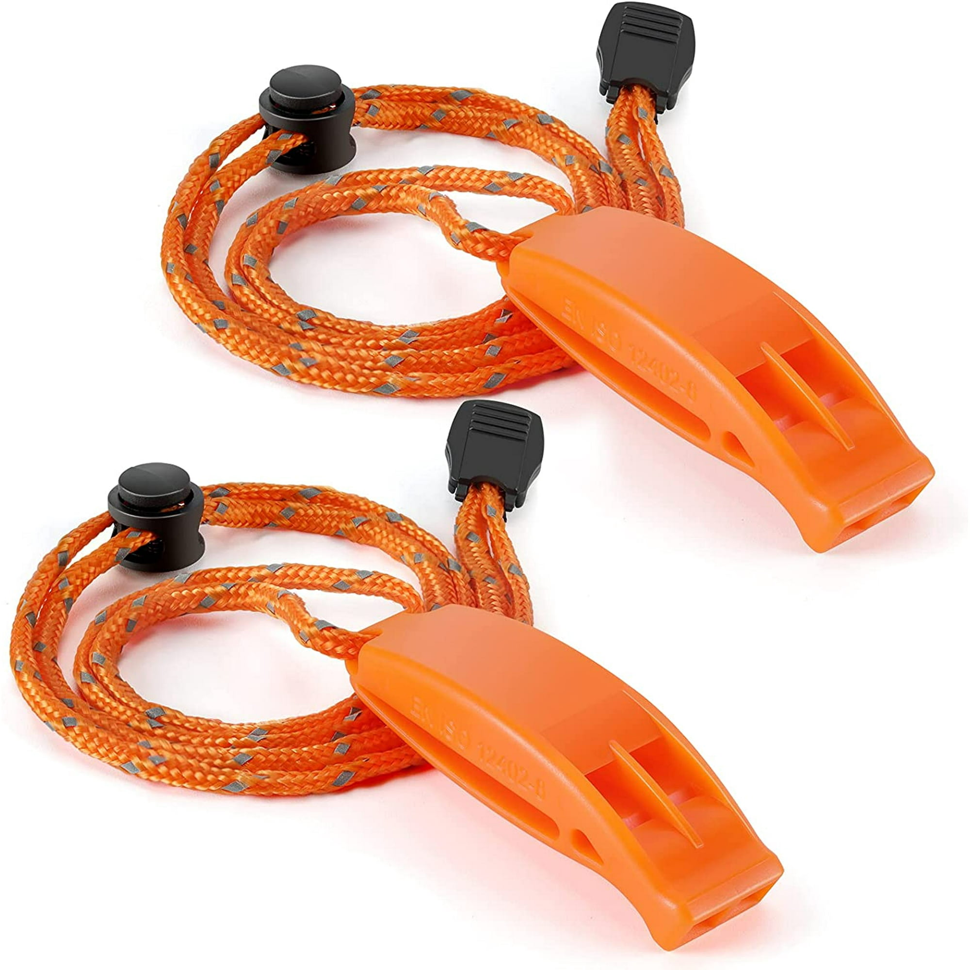 Sifflets De Survie Sifflet De Sauvetage D'urgence 3 Couleurs Pour La Plongée, La Randonnée, Le Camping (orange Meilleur Sifflet De Survie
