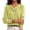 Earthy Yellow, variant on Women Casual Button Front Cardigan Long Sleeve Knitted Sweater Solid Color Crew Neck Soft Warm Outerwear Lightweight Daily Wear Fashion Clothing Purple L