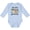 AE-Light Blue, variant on Inktastic My Gigi Loves Me with Sloth and Hearts Boys or Girls Long Sleeve Baby Bodysuit