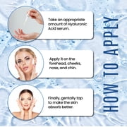 PURE 100% Hyaluronic Acid Serum Anti Aging Intense Serum for Face Anti-Aging, Moisturizing, Antioxidant & Wrinkle Treatment