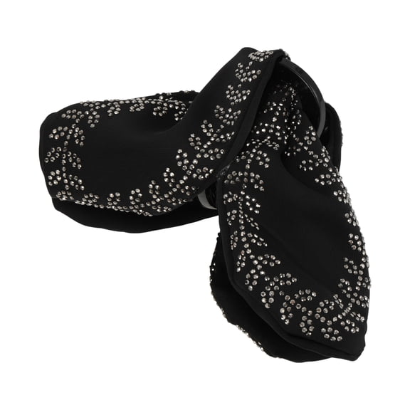 Unique Bargains 1 Pc Hair Clip Bow Pattern Claw Clip 5.12"x1.97"x3.94" Black