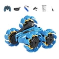 thumbnail image 2 of Coche RC Coches RC Coche de juguete Giros de 360 degree 4WD con faros 4WD Coche de escalada Control Azul, 2 of 7