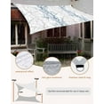 thumbnail image 5 of Sun Shade Sail 12x16Ft Navy Blue Grey Tree Branch Uv Block Sunshade Canopy Outdoor Shade Cover Rectangle Shade Cloth For Patio Garden Yard Deck Pergola, 5 of 6
