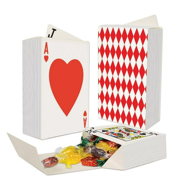 Beistle 53337 Jeu de Cartes Faveur Boîtes&44; Assortiment - Pack de 12