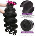 thumbnail image 4 of Body Wave Bundle Weave 100% Human Hair Brazilian Bundles Long Raw Hair Extension Wavy and Wet Tissage, 4 of 6