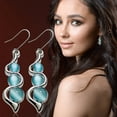 thumbnail image 2 of Xihbxyly Pendientes Bohemios, Elegantes Pendientes Colgantes de Plumeria, Llamativas Joyas de Circonita, Elegante Accesorio de Uso Diario, Perfectos para Ocasiones Especiales, Una Idea de Regalo Espe, 2 of 7