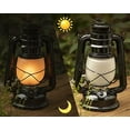 thumbnail image 5 of YAKii LED Vintage Flame Lantern Metal Outdoor Hanging Lantern with Dancing Flame Battery Operated Halloween Outdoor Indoor Decoration(Black Pack of 2), 5 of 9