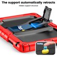 thumbnail image 3 of XYX for Lenovo Tab 10.1 2025 TB-311XU/K10C TB-311FU Case 10.1 inch, 3in1 Heavy Duty Shockproof Tablet Cover with Stand, Shoulder Strap, Red, 3 of 7