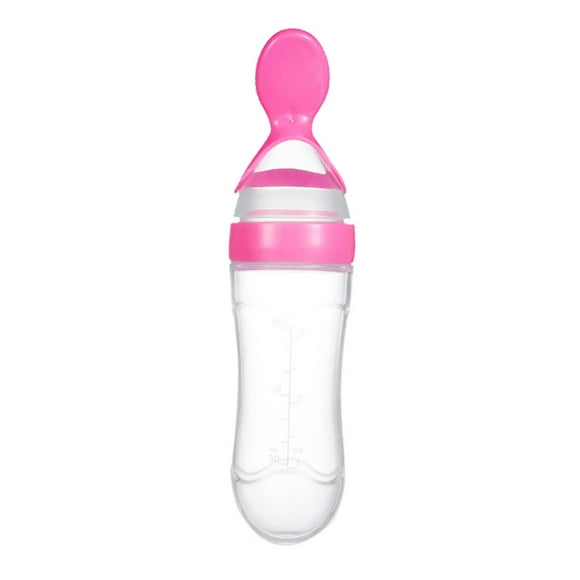 Baby Silicone Feeding Bottle With Spoon Food Rice Cereal Feeder Place Mats for round Tables River Plate Mate Set Kitchen Table Mats Teal Plates Mats Place Mates for Tables Hot Disposable Place Mats