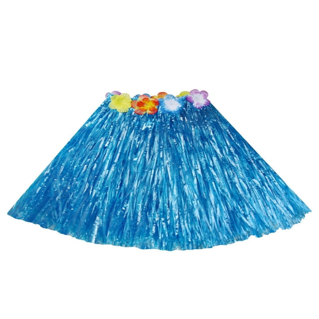 Falda de hierba para fiesta Kaifeng, 30-80 cm, para niños, adultos, vestido hawaiano, accesorios de disfraz, ropa de actuación elástica