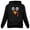Black, variant on Tstars Thanksgiving Hoodie Funny Turkey Face Gobble Sweatshirt for Women Small Brown