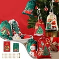 thumbnail image 2 of chaungfeng Christmas Advent Calendar Bags, 24 Days Countdown Burlap Satin Bags Hanging Advent Calendar Gift Favors for Xmas Decorations, 2 of 6