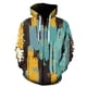 thumbnail image 1 of Sudadera con capucha y cremallera con estampado de grafiti de primavera para hombre y mujer, estilo informal, a la moda, ropa de calle con estampado 3D, para niño y niña, abrigo genial, 1 of 6