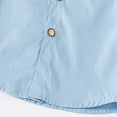 thumbnail image 4 of KYAIGUO Little Boys Short Shirt Button down Short Shirt Summer Short Sleeve Tops for Toddler Kids Ages 1-6, 4 of 8