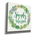thumbnail image 2 of Epic Graffiti 'Simply Blessed Succulent Wreath' by Cindy Jacobs, Canvas Wall Art, 18"x18", 2 of 2
