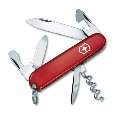 Victorinox Spartan Serrated 12 Function Swiss Army Knife - Red with Gift Box