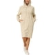 thumbnail image 2 of INSPIRAR CHIC Sudadera Casual para Mujeres con Capucha de Manga Larga Vestido Midi con Bolsillos XL Albaricoque, 2 of 6