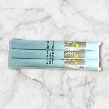 Spritz Classic 80 in x 16 in Blue Dot Table Runners, 3 Count Not Reversible.