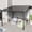 Black-10' x 10', variant on 10' x 8' Outdoor Pergola for Patio, Wall-Mounted Lean-To Pergola with Galvanized Steel Roof, Heavy-Duty Metal Pergola Shelter for BBQ, Backyard & Family Gatherings, Black