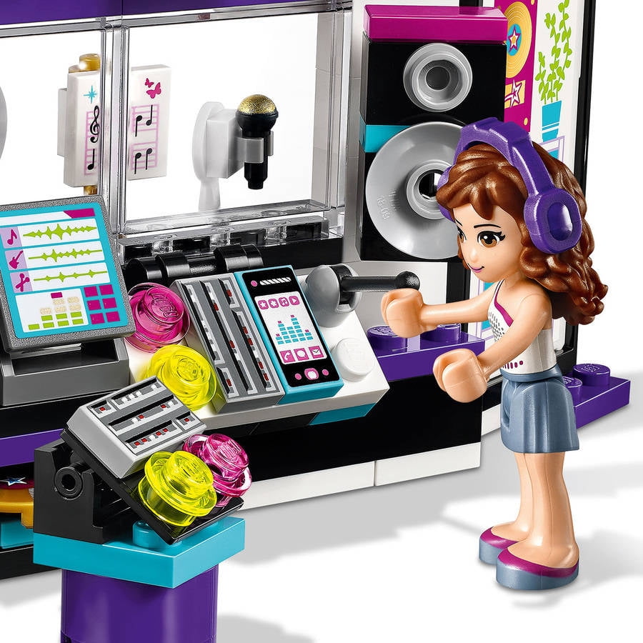 lego friends pop star recording studio