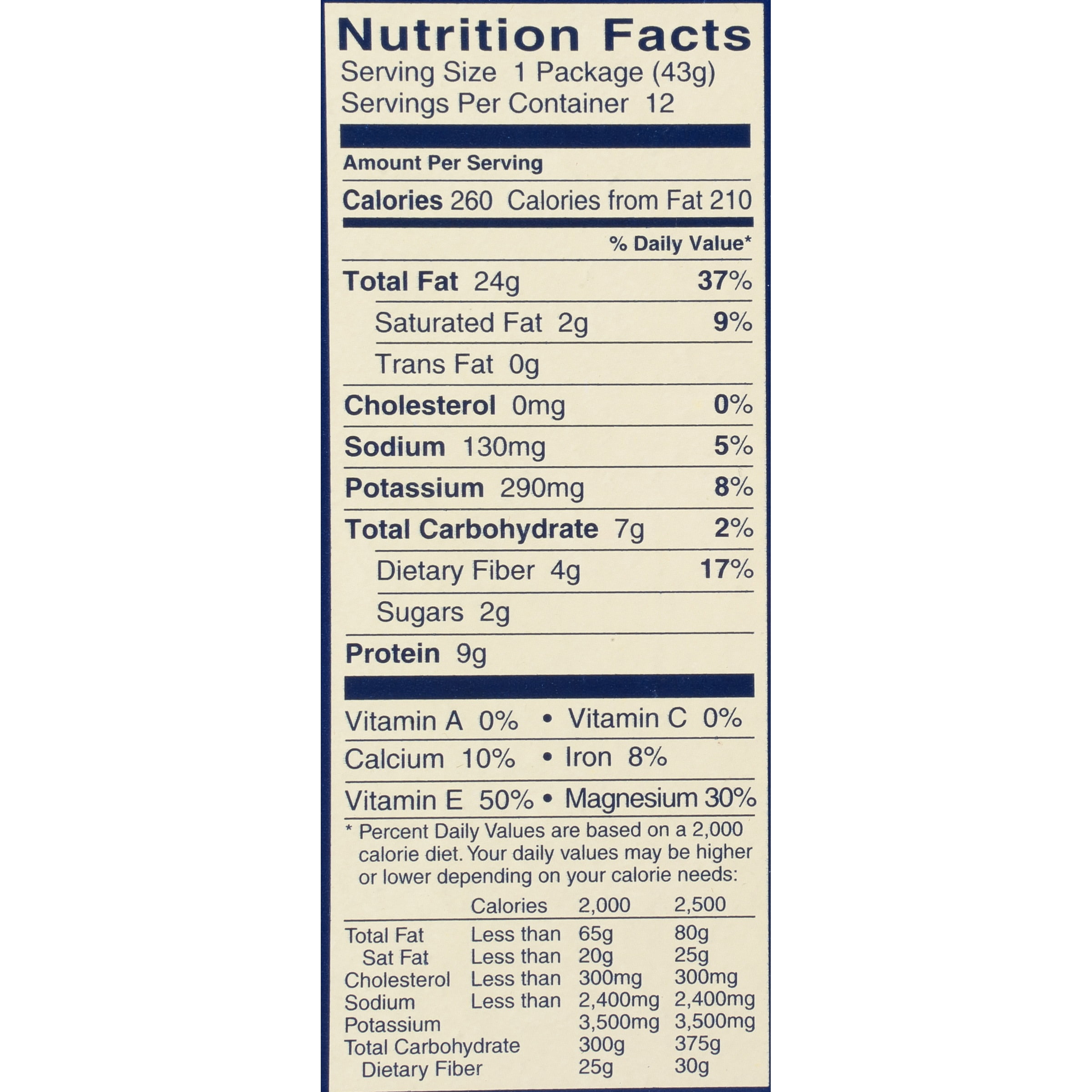 Blue Diamond Roasted Salted Almonds, 1.5 Oz., 12 Count