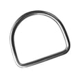thumbnail image 4 of Anillos en D de acero inoxidable Anillos medio redondos Anillo medio redondo Hebilla de cinturón Mochila D 40x37x5 mm Zulema Anillo de cinturón de peso D, 4 of 6