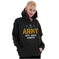 thumbnail image 4 of US Army Est 1775 Duty Honor Country Unisex Plus Size Hoodie Brisco Brands 3X, 4 of 5