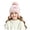Pink, variant on Toddler Winter Hat Toddler Beanie Boys Girls Beanies Kids Winter Hats Children Knit Cap,Hot Pink,2-6 Years