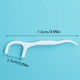 thumbnail image 3 of Palillos de plástico desechables: ultrafinos, muy elásticos, portátiles; para el cuidado bucal y la limpieza interdental, para viajes o el hogar; 50 unidades por caja, 3 of 4