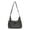 Green, variant on Women Checkered Sling Bag Pleated Cloud Shoulder Bag Drawstring Tote Bag (Black)